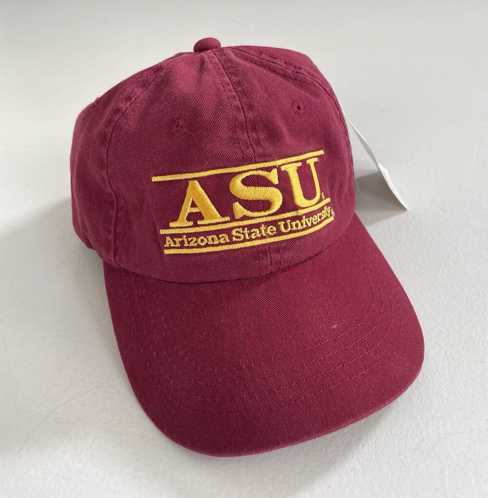 VTG Arizona State University Sun Devils ASU The Game Snapback Hat Cap Red NWT